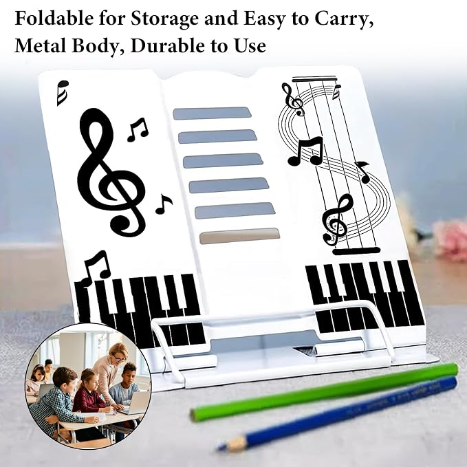Musical Metal Book Stand