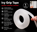 Ivy Grip Tape product packaging with usage examples and features.