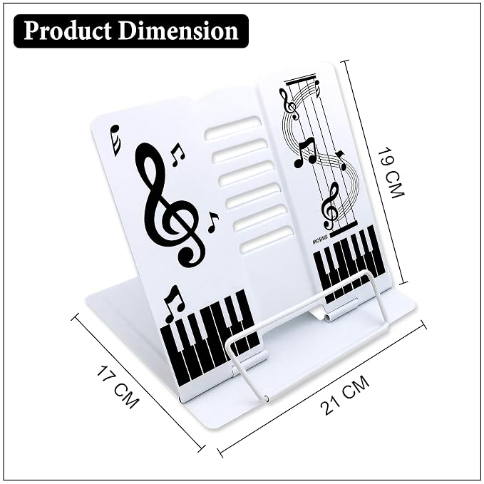 Musical Metal Book Stand