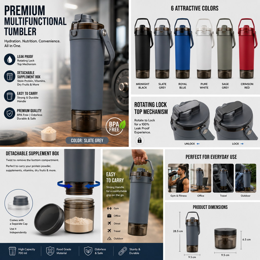 Premium Multifunctional Tumbler